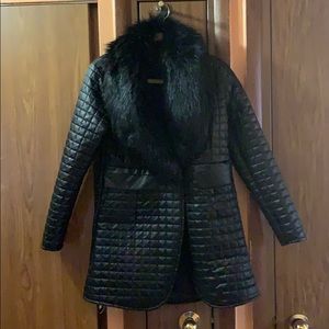 COPY - Fall Faux Leather Stylish Coat